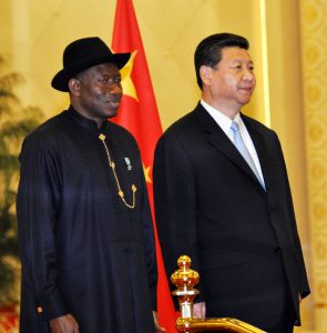 Jonathan of Nigeria and Jinping of China