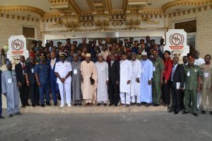Minister of Defence with participants at CCC Training Programme on Crisis Communication