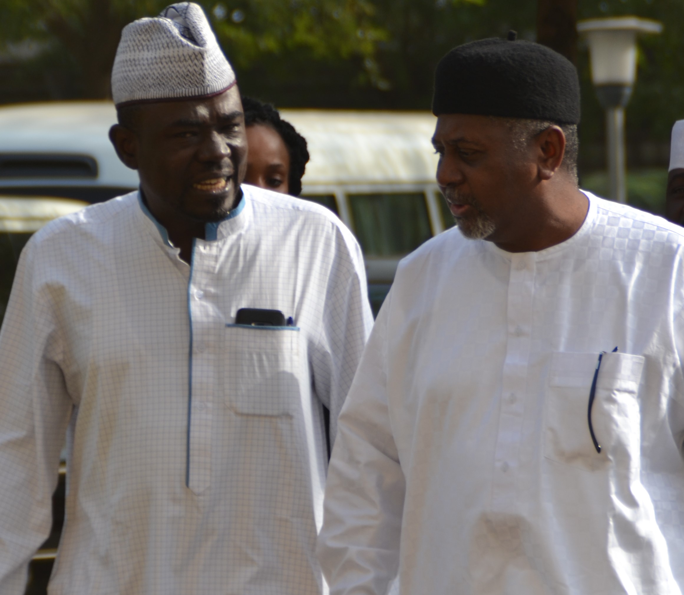 Yushau Shuaib with Dasuki in Court