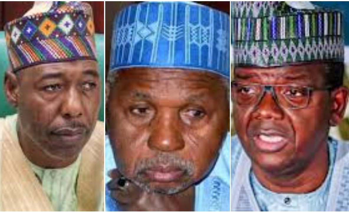 Gov Zulum of Borno, Masari of Katsina and Matawalle of Zamfara