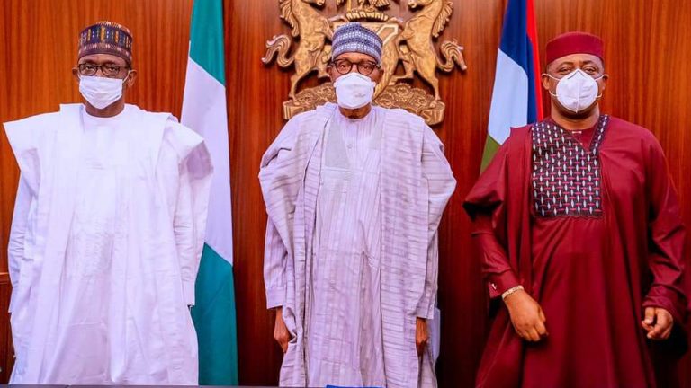 Mala Buni, Muhammadu Buhari and Femi Fani Kayode-