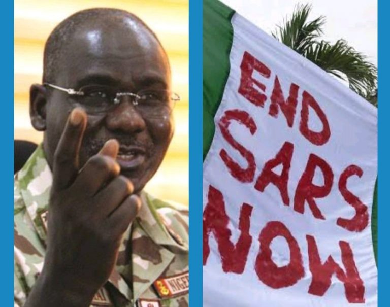 General Buratai and EndSARS