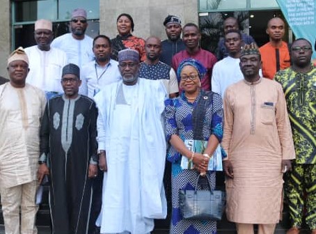 With Minister of WAter Resources, Engr. Suleiman H. Adamu