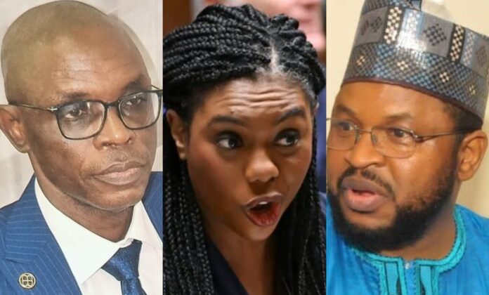 Lasisi Olagunju, Kemi Badeunuch and Farooq Kperogi