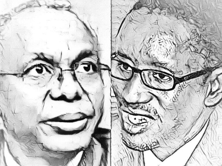 Nasir Elrufai and Nuhu Ribadu