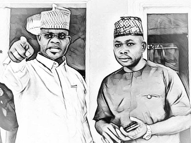 Yahaya Bello and Usman Ododo