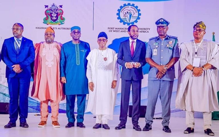Minister of Marine and Blue Economy, Alhaji Gboyega Oyetola and Stakeholders
