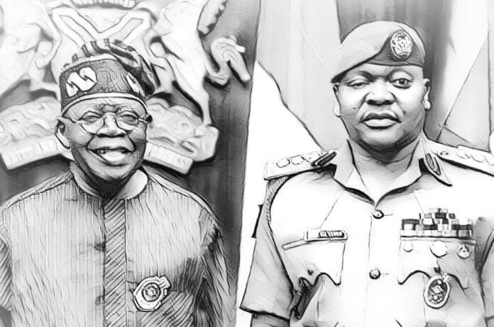 President Bola Tinubu and ADC Colonel Yusuf