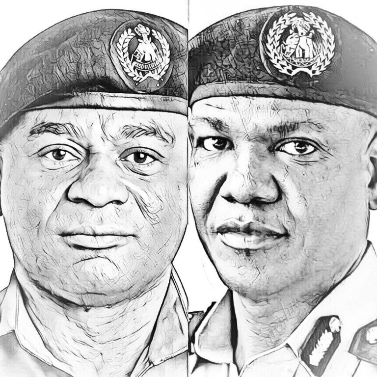 IGP Disu and DIG Mba