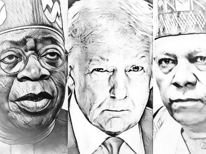 President Bola Tinubu, President Donald Trump, VP Kashim Shettima
