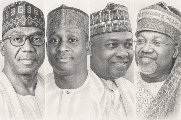 Abdulrahman Abdulrazaq, yakubu danladi, Bukola Saraki and Kale Kawu Agaka